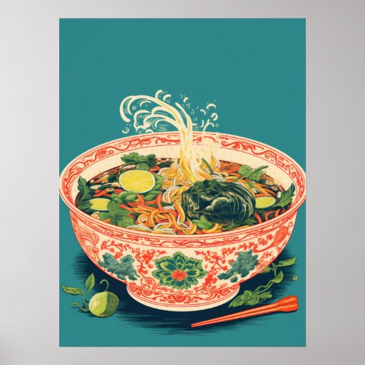 バーストオブフレーバー:巧みな麺器 ポスター (正面)