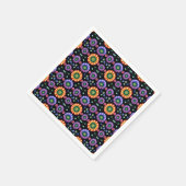 バーストサイケデリック スタンダードカクテルナプキン (角)
