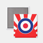 バーストジャパモダンンでローンデルをターゲットにする マグネット (正面/裏面)