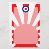 バーストジャパンターゲットラウンデル モッズ 便箋 (正面/裏面)