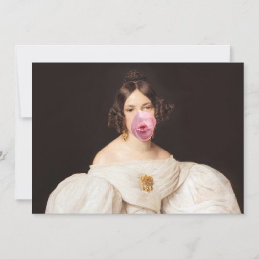 バーストバブルガムディーバ 招待状 (正面)