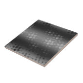 バーストパター点々のあるン – 黒、灰色、白 タイル (側面)