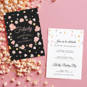 バーストポップコーンベイビーシャワー招待状 招待状