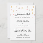 バーストポップコーンベイビーシャワー招待状 招待状 (裏面)