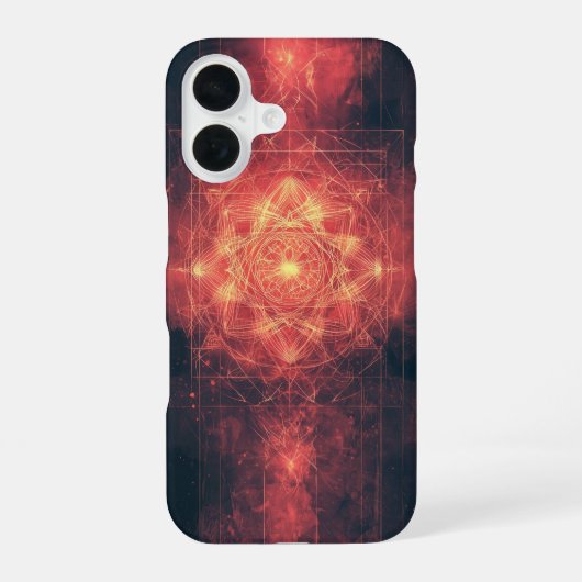バーストマトリ太陽のクス iPhone 16ケース (裏面)