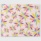 バースト色 ラッピングペーパー (フラット)