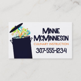 バーストaromas料理ポットシェフの名刺 名刺