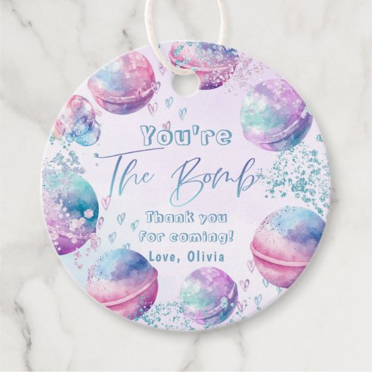 バースボム作り誕生日パ感謝していーティ フェイバータグ (正面)