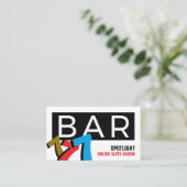 バースロットマシン、カジノ、ゲーム業界 名刺 (スタンド正面)