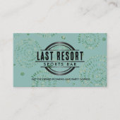 バースローガンの名刺 名刺 (正面)