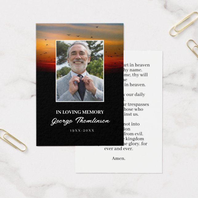 バーズアットサンライズフォトミニ祈りの言葉カード (オフィス)