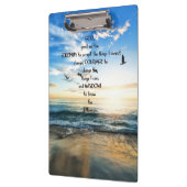 バーズイン飛んでいる天国セレニティ祈りの言葉 クリップボード (左)