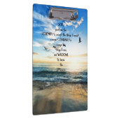 バーズイン飛んでいる天国セレニティ祈りの言葉 クリップボード (右)