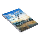 バーズイン飛んでいる天国セレニティ祈りの言葉 ノートブック (右側)