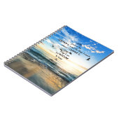 バーズイン飛んでいる天国セレニティ祈りの言葉 ノートブック (左側)