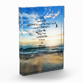 バーズイン飛んでいる天国セレニティ祈りの言葉 フォトブロック (左)