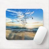 バーズイン飛んでいる天国セレニティ祈りの言葉 マウスパッド (マウス)