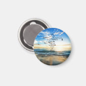 バーズイン飛んでいる天国セレニティ祈りの言葉 マグネット (正面/裏面)