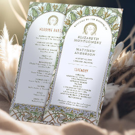 バーズオブパラダイス結婚式 プログラムアールヌーボー プログラム