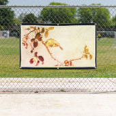 バーズオンツリーブランチ日本のプリントバナー 横断幕 (インサイチュ)