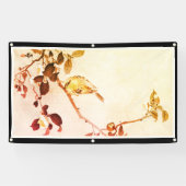 バーズオンツリーブランチ日本のプリントバナー 横断幕 (横)