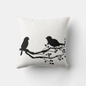 バーズオンブランチリバーシブル装飾用クッション クッション (裏面)