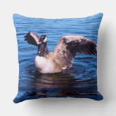 バーズカナダグースノーザンブルージェイカスタム2写真 クッション (裏面)