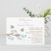 バーズネストベビーシャワー招待状 招待状 (スタンド正面)