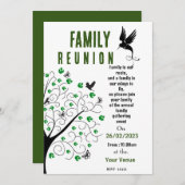 バーズファミリー懇親会招待状 招待状 (正面/裏面)