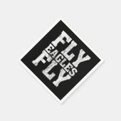 バーズフィラデルフィアチームフライイーグルズフライフィリー足 スタンダードカクテルナプキン (角)