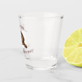 バーズフィーダーが空で申し訳ない ショットグラス (右)