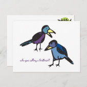 バーズブレインは誰だ？ ポストカード (正面/裏面)