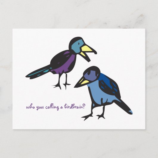 バーズブレインは誰だ？ ポストカード (正面)