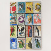 バーズ切手コラージュジグソーパズル ジグソーパズル (縦)