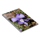 バーズ-足バイオレット（青） ノートブック (右側)