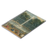 バーセイルズのパブの庭のドーム。 Lau著 ノートブック (左側)