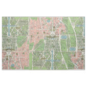 バーセイルズの地図のヴィンテージ宮殿 ファブリック (ヤード)