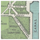 バーセイルズの地図のヴィンテージ宮殿 ファブリック (クローズアップ)