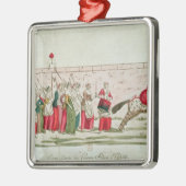 バーセイルズの女性の3月 メタルオーナメント (左)