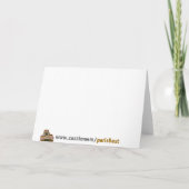 バーセイルズの宮殿を特色にするパリのメッセージカード カード (裏面)