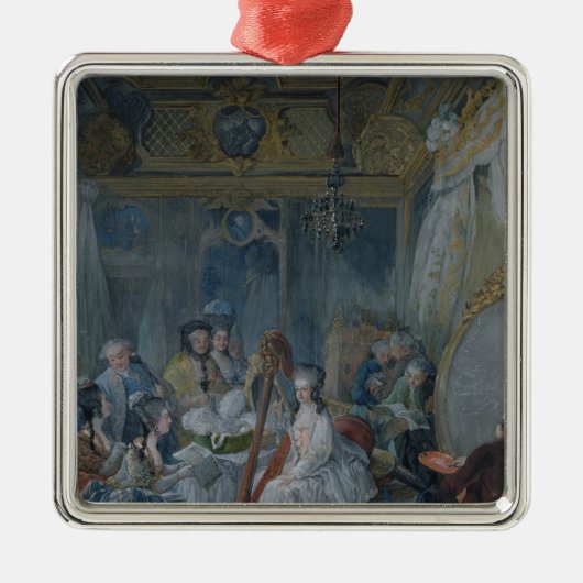 バーセイルズの彼女の部屋のMarieアントワネット メタルオーナメント (正面)