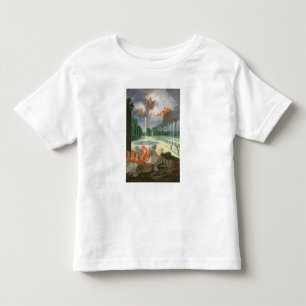 バーセイルズの果樹園。 ドラゴンのプールの眺め トドラーTシャツ