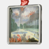 バーセイルズの果樹園。 ドラゴンのプールの眺め メタルオーナメント (左)