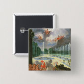 バーセイルズの果樹園。 ドラゴンのプールの眺め 缶バッジ (正面&裏面)