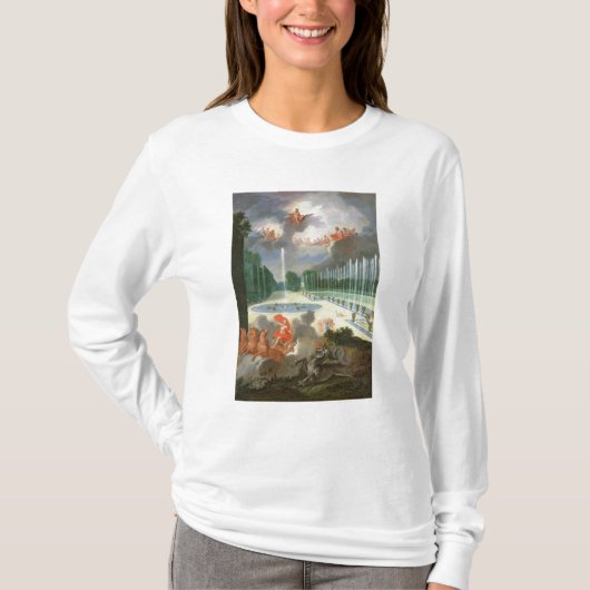 バーセイルズの果樹園。 ドラゴンのプールの眺め Tシャツ (正面)