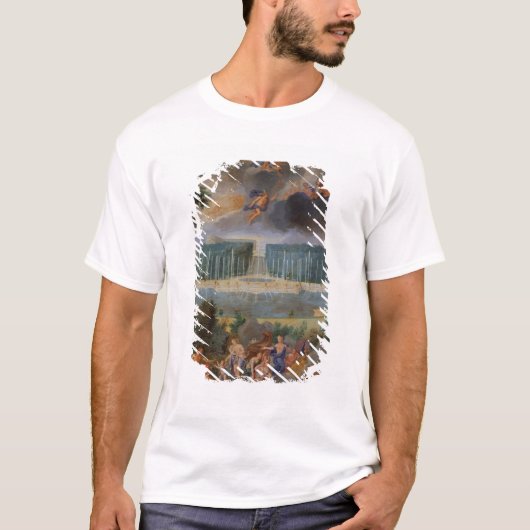 バーセイルズの果樹園。 ネプチューンのプールの眺め Tシャツ (正面)