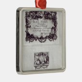 バーセイルズの球のための入口のチケット メタルオーナメント (右)