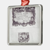 バーセイルズの球のための入口のチケット メタルオーナメント (左)