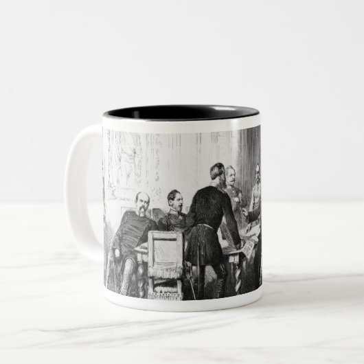 バーセイルズの県の戦争議会 ツートーンマグカップ (正面左)