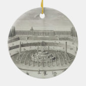 バーセイルズのLatone、「Lesからの1714年の噴水、 セラミックオーナメント (裏面)